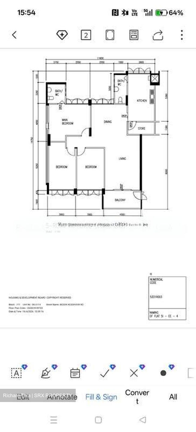 Blk 711 Bedok Reservoir Garden (Bedok), HDB 5 Rooms #608545161